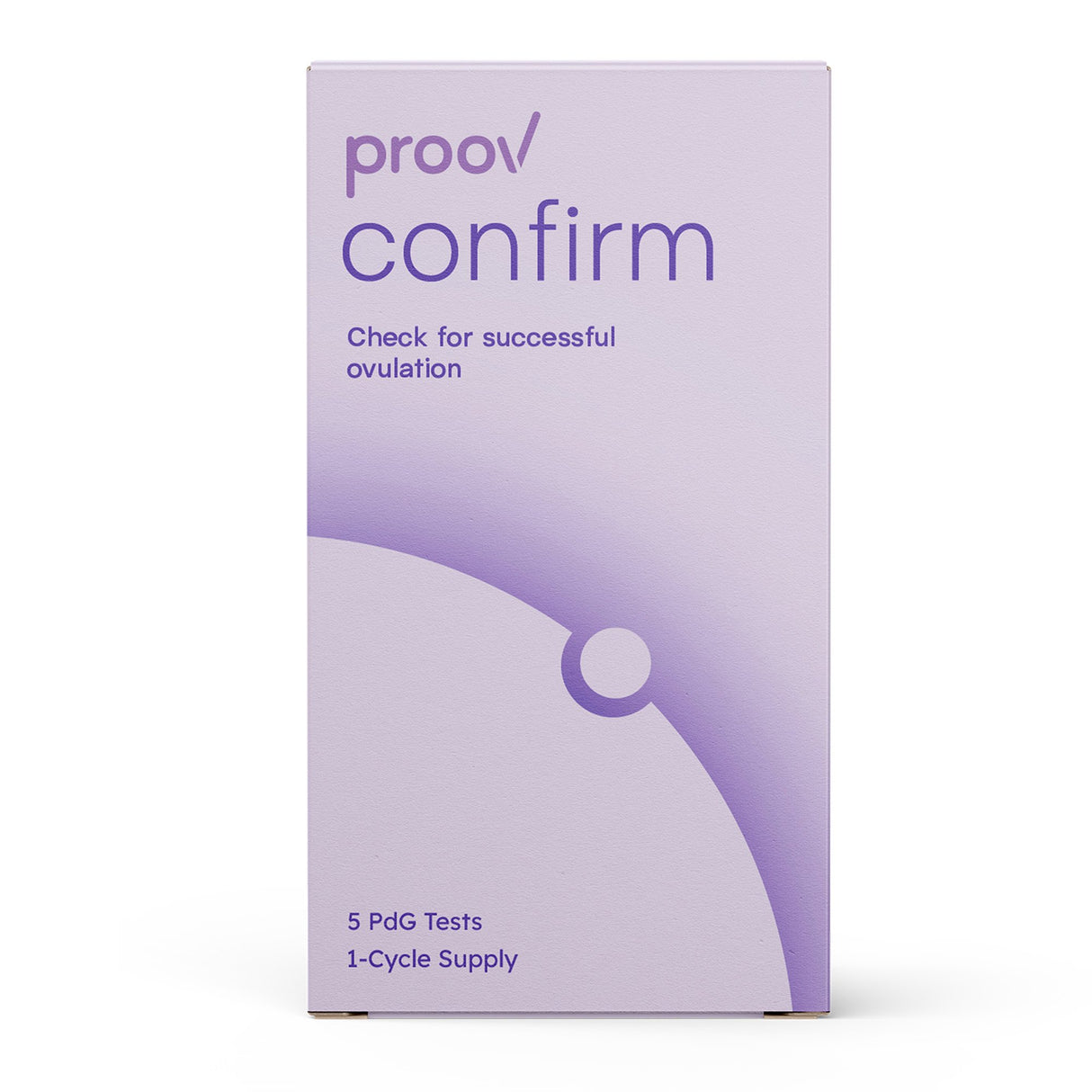Sexual Health Test Kit Proov Confirm Pregnanediol Glucuronide (PdG) 5 Test per Kit CLIA Waived - BeHope