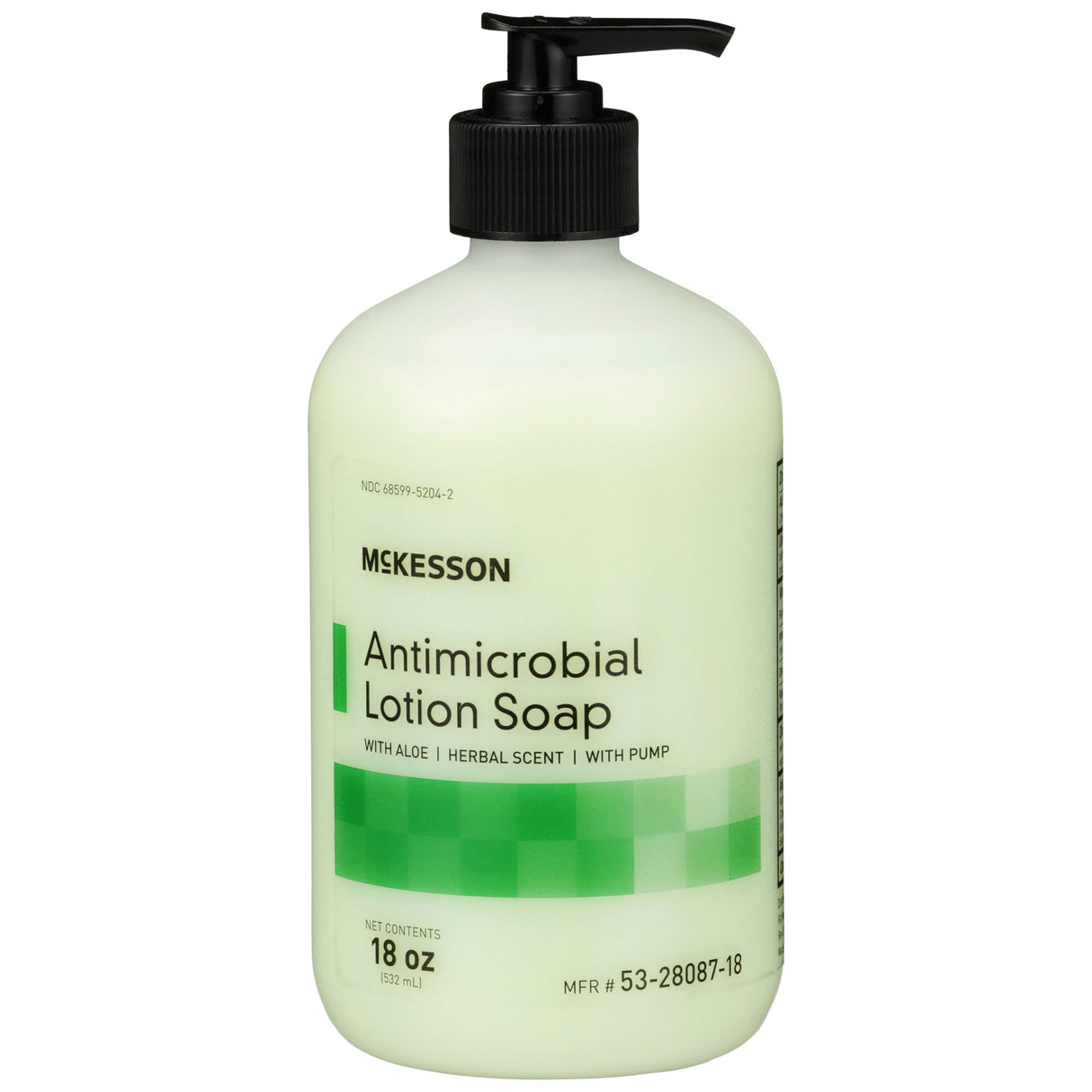 Antimicrobial Soap McKesson Lotion 18 oz. Pump Bottle Herbal Scent - BeHope