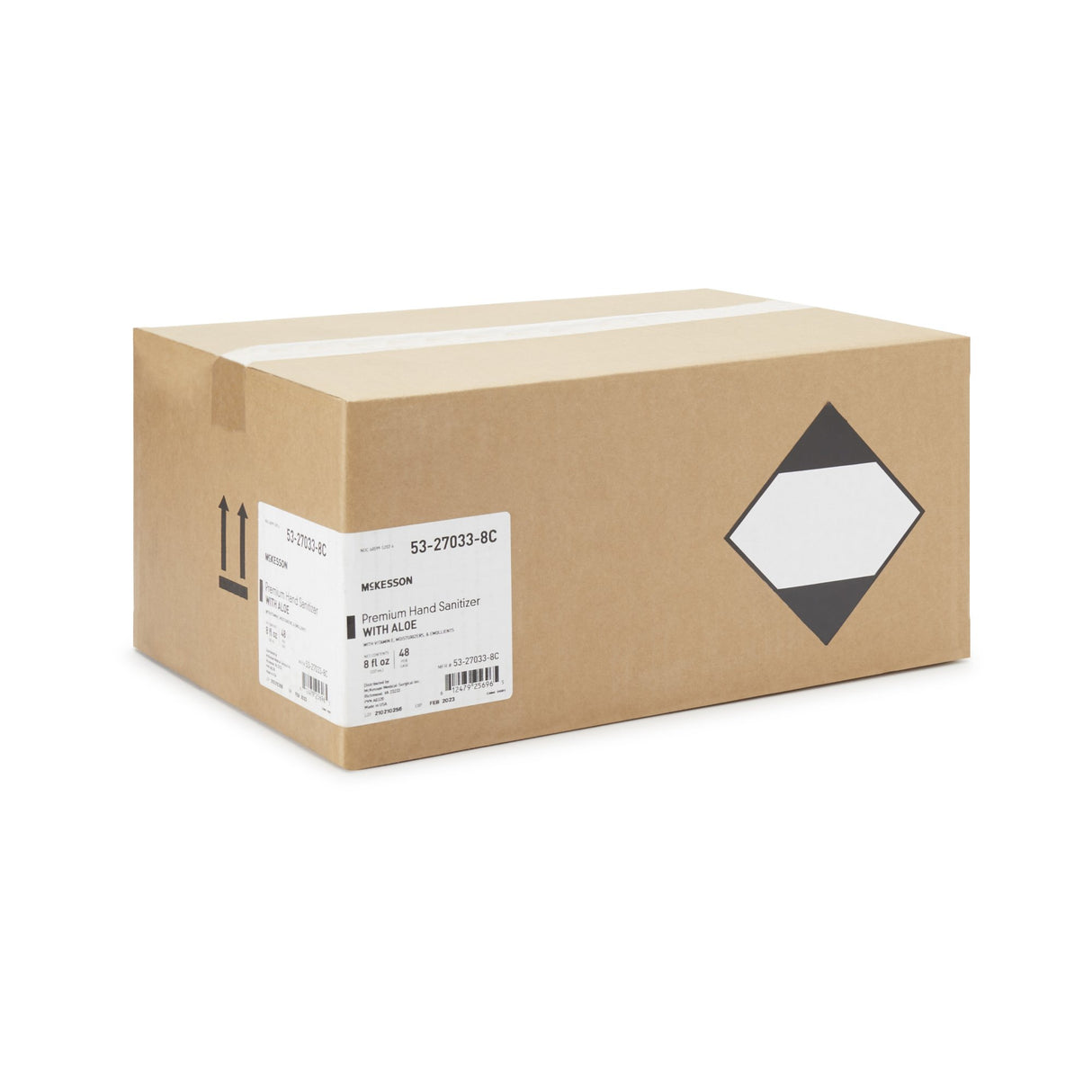 Hand Sanitizer with Aloe McKesson Premium 8 oz. Ethyl Alcohol Gel Bottle - BeHope