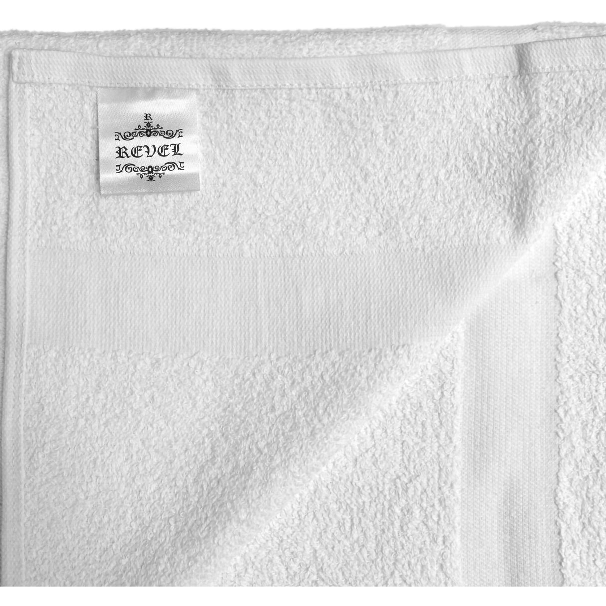 Bath Towel Revel Titan 24 X 48 Inch RS Cotton 86% / Polyester 14% White Reusable - BeHope
