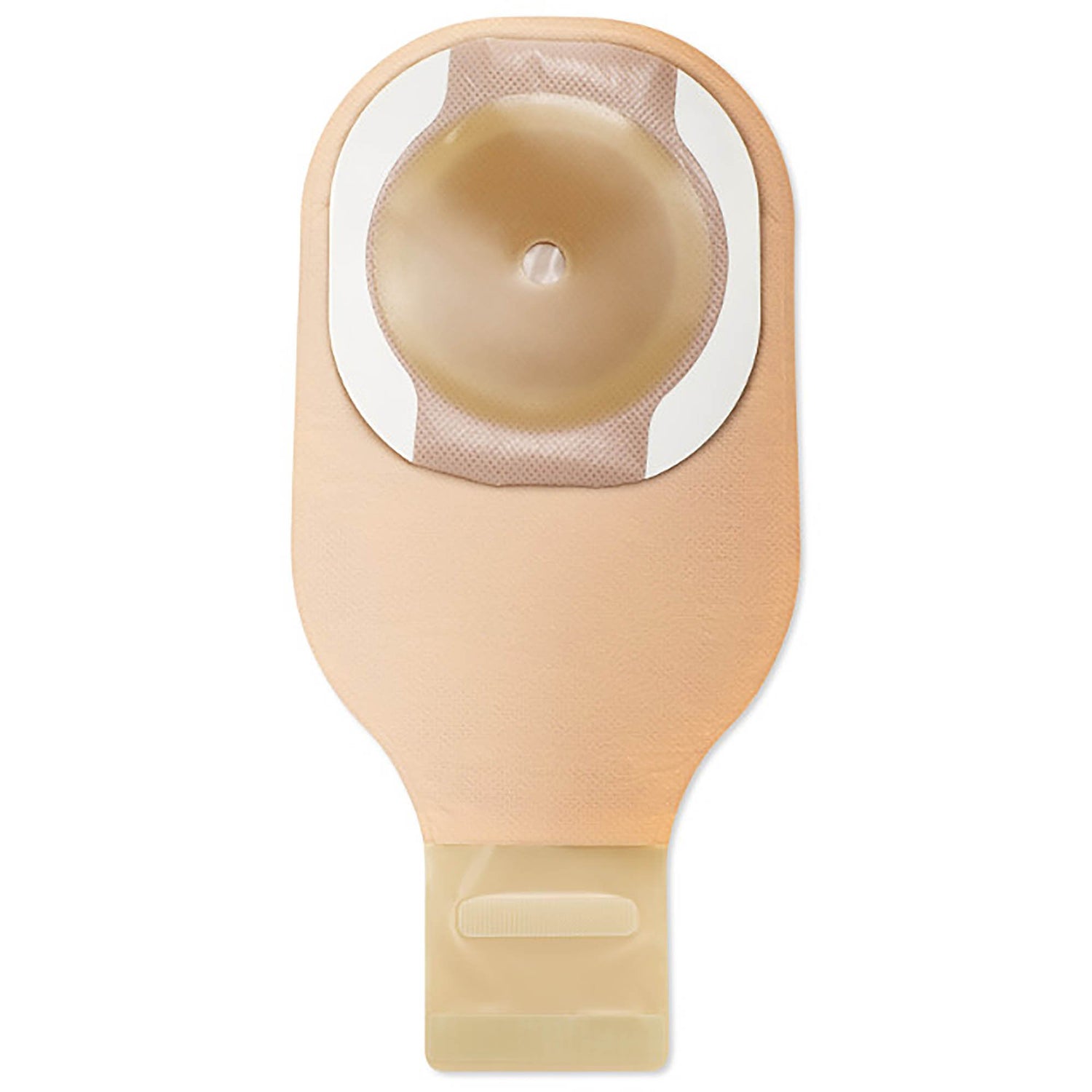 Ostomy Pouch CeraPlus™ One-Piece System 12 Inch Length Flat, Trim to Fit Up to 2-1/2 Inch Stoma Drainable - BeHope