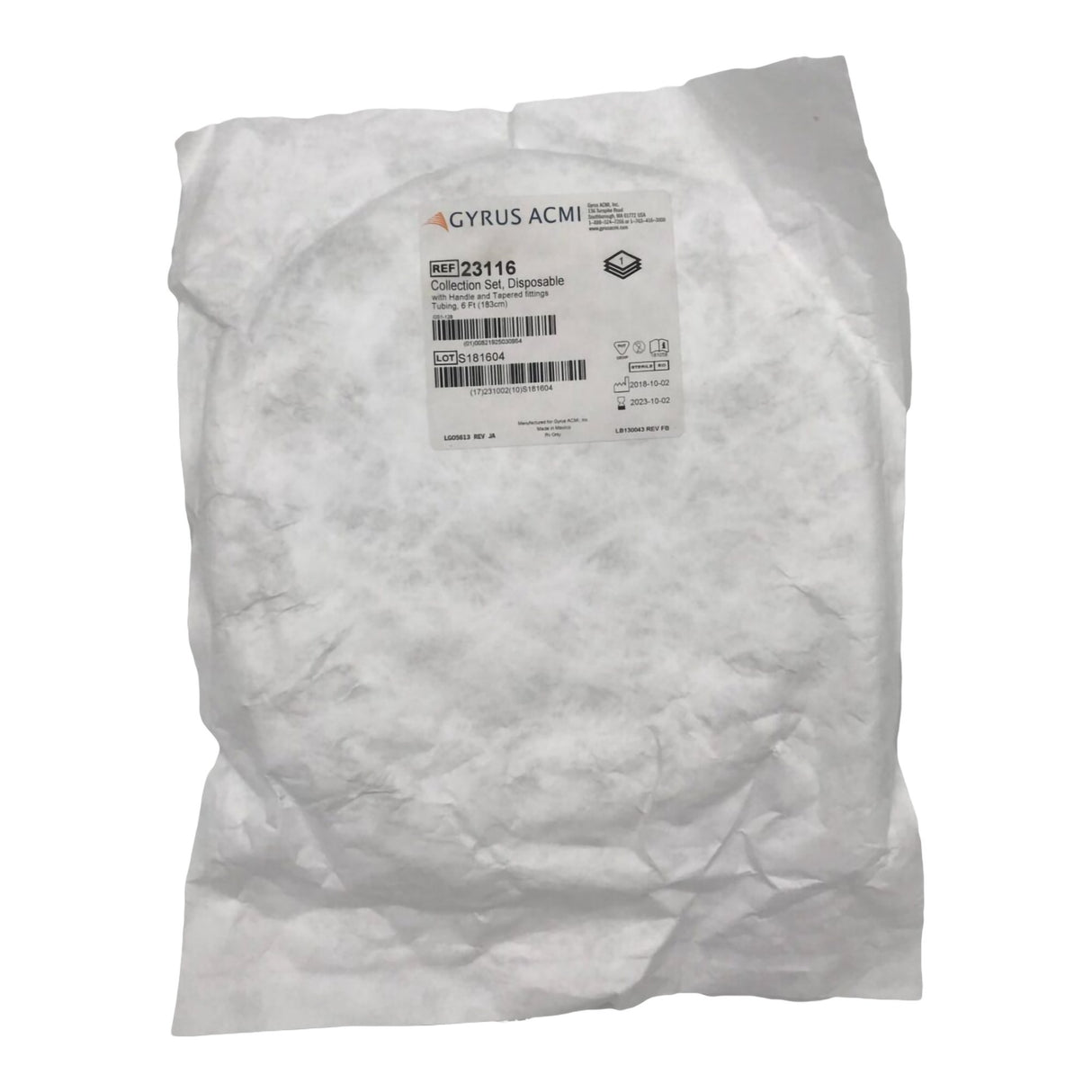 Berkeley Vacurette® Sterile PVC Collection Tubing Kit for Suction Drainage - BeHope