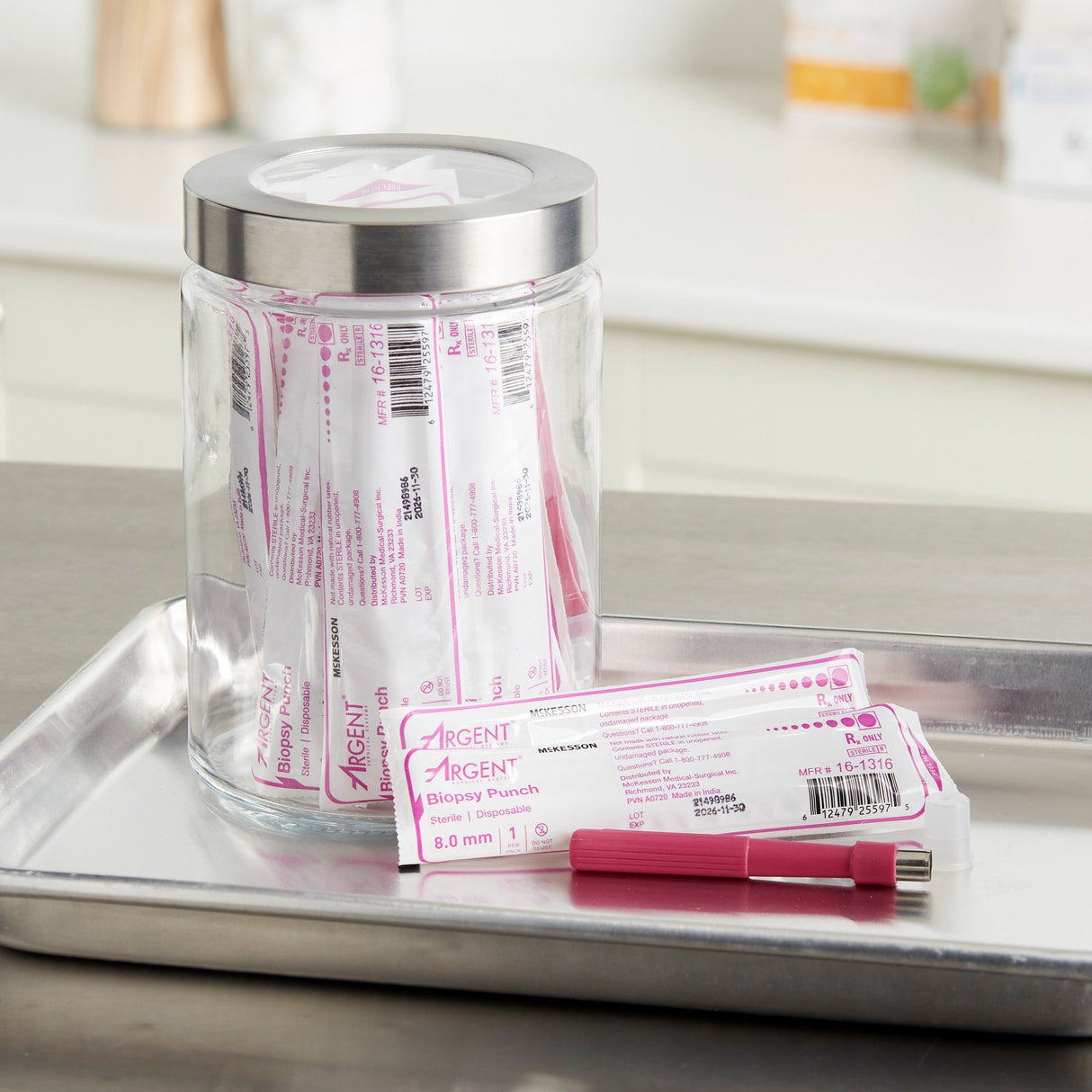 Biopsy Punch McKesson Argent™ Dermal 8 mm - BeHope