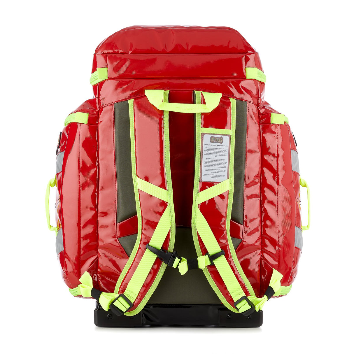 EMS Backpack G3 Clinician Red Urethane-Coated Tarpaulin 7 X 17 X 20 Inch - BeHope
