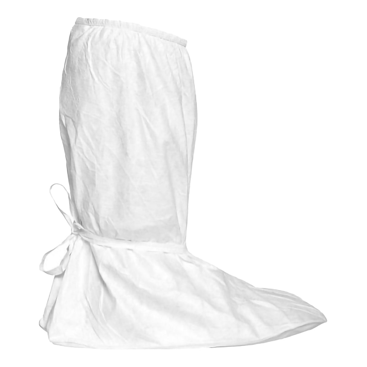 Cleanroom Boot Cover DuPont™ Tyvek® IsoClean® X-Large Calf High PVC Sole White Sterile - BeHope