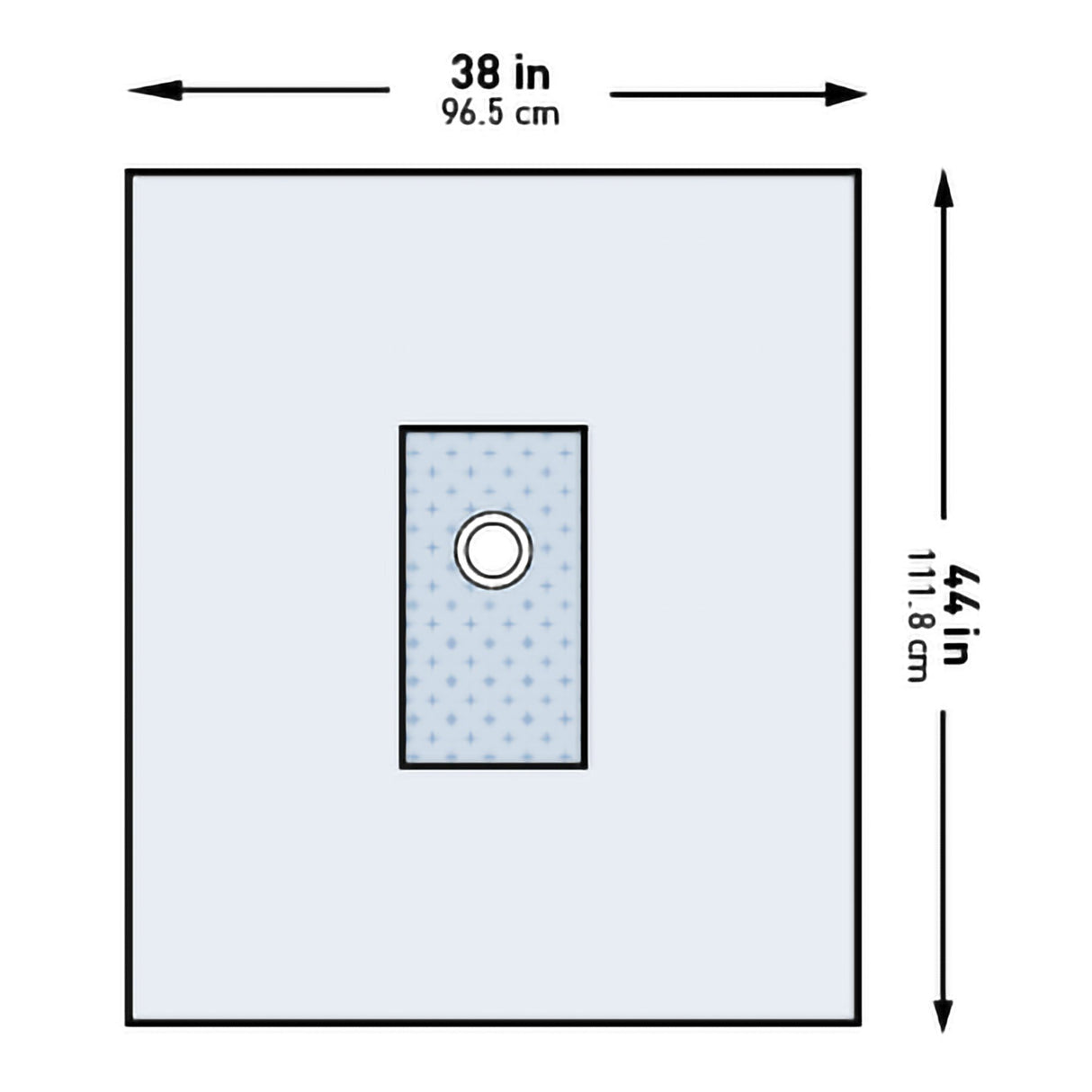 Cardiovascular Drape McKesson Brachial Angiography Drape 38 W X 44 L Inch Sterile - BeHope