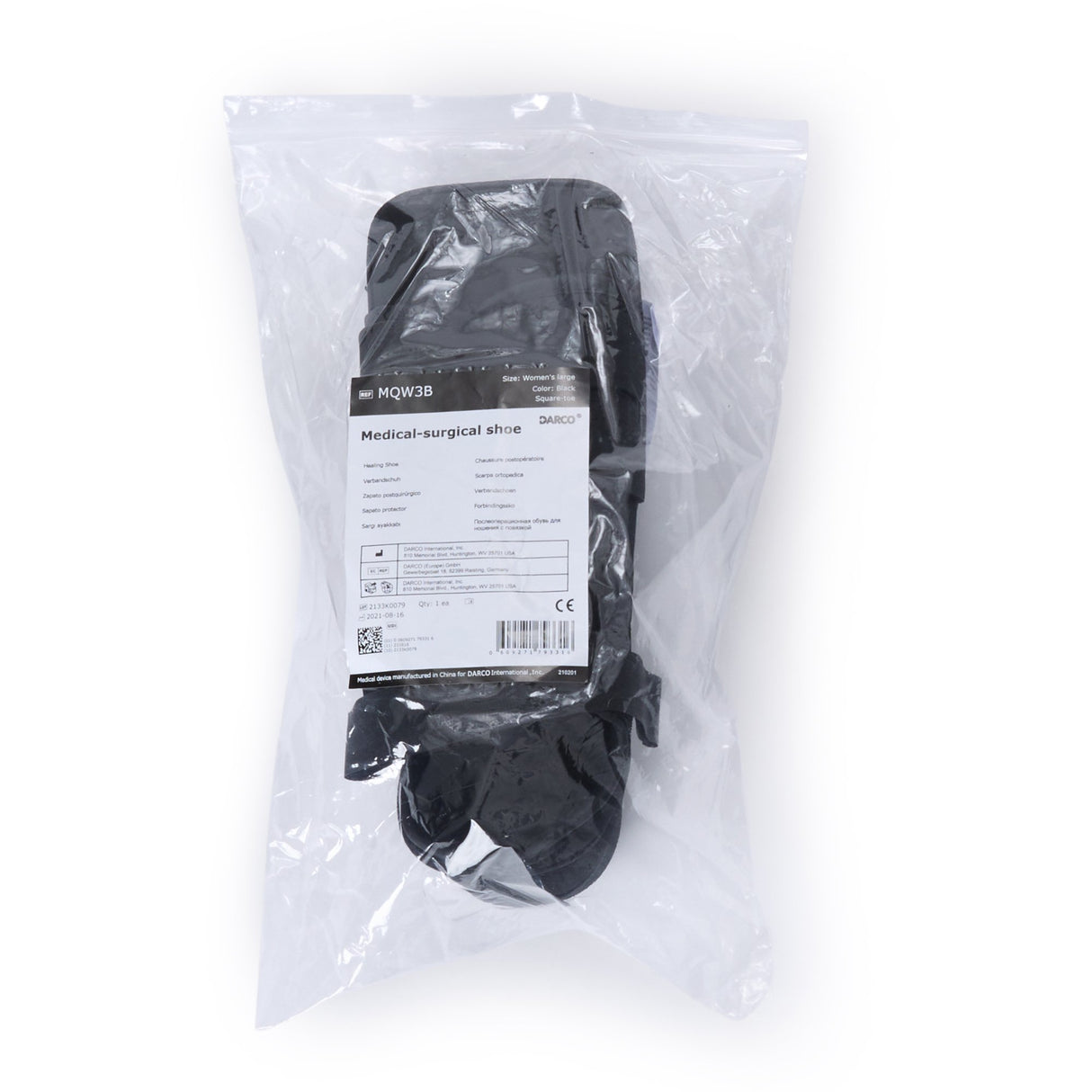 Post-Op Shoe MedSurg™ Large Female Black - BeHope