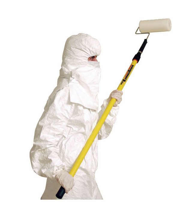 Cleanroom Tacky Roller PolyTack White Foam Disposable - BeHope