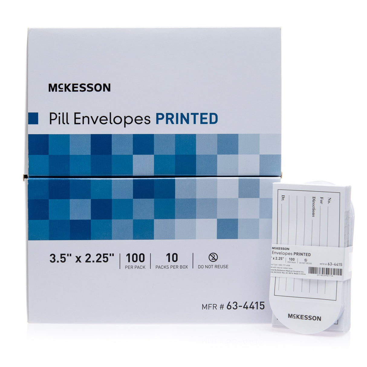 Medication Envelope McKesson White 2-1/4 X 3-1/2 Inch - BeHope