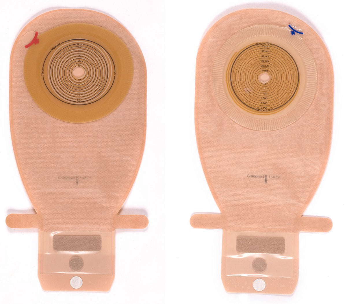 Ostomy Pouch Assura® New Generation One-Piece System 11-1/2 Inch Length Convex Light, Trim to Fit 3/4 to 1-3/4 Inch Stoma Drainable - BeHope