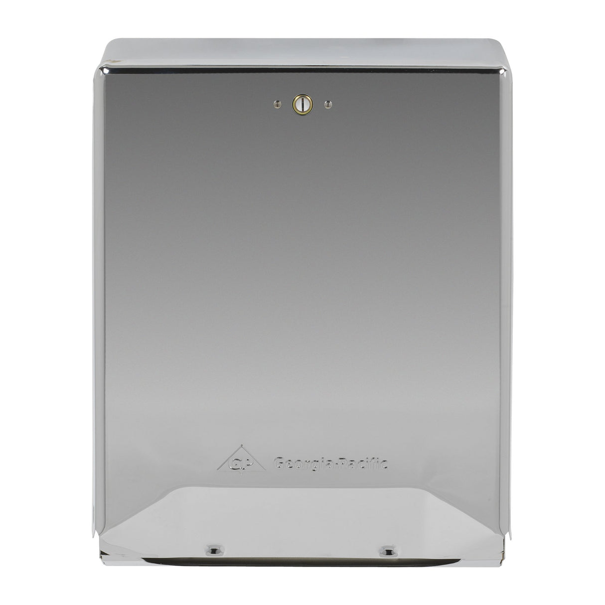 Paper Towel Dispenser Georgia-Pacific Chrome Metal Manual 600 Count Wall Mount - BeHope