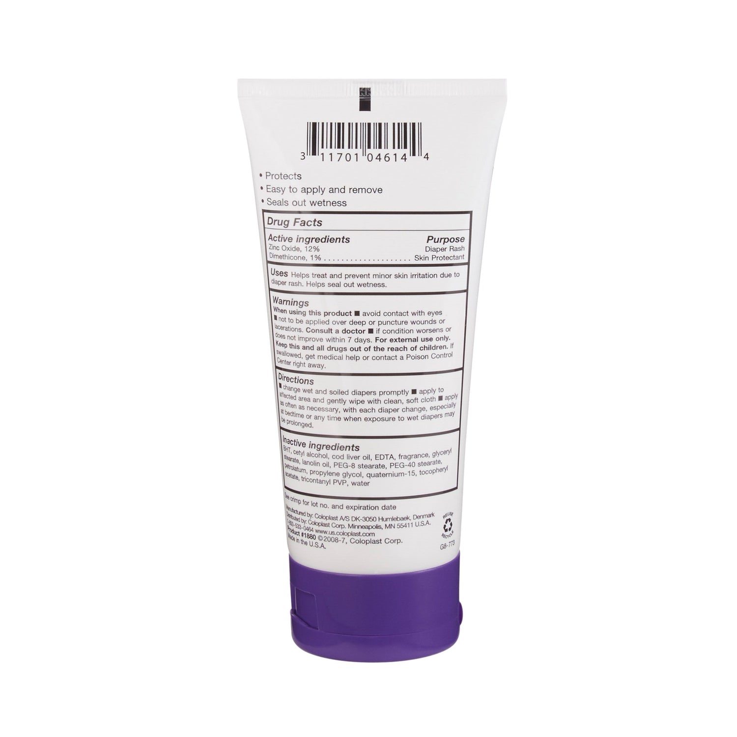 Skin Protectant Baza® Protect 5 oz. Tube Scented Cream CHG Compatible - BeHope