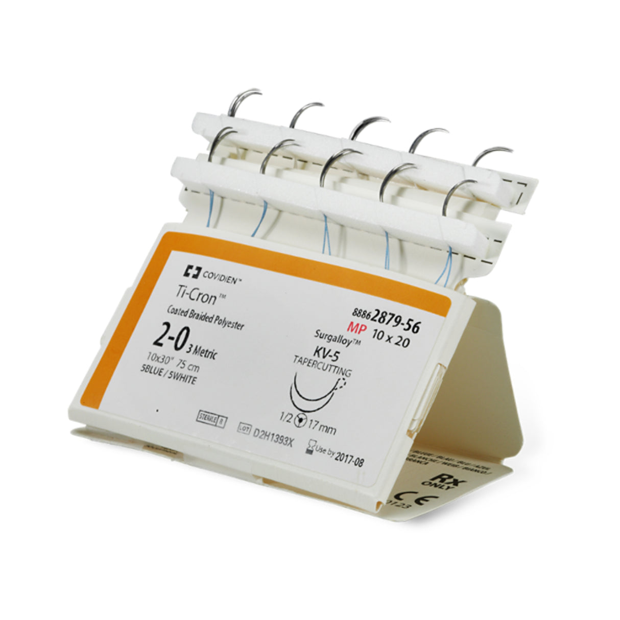 Nonabsorbable Ligating Reel with Suture TiCron™ Polyester Braided Size 2 - BeHope