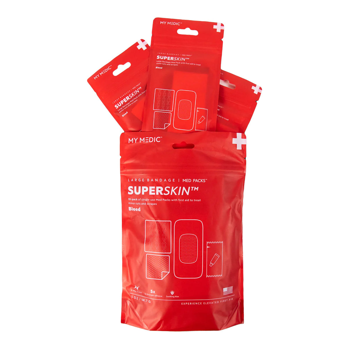 First Aid Medical Pack My Medic SUPERSKIN Large Bandage Pouch