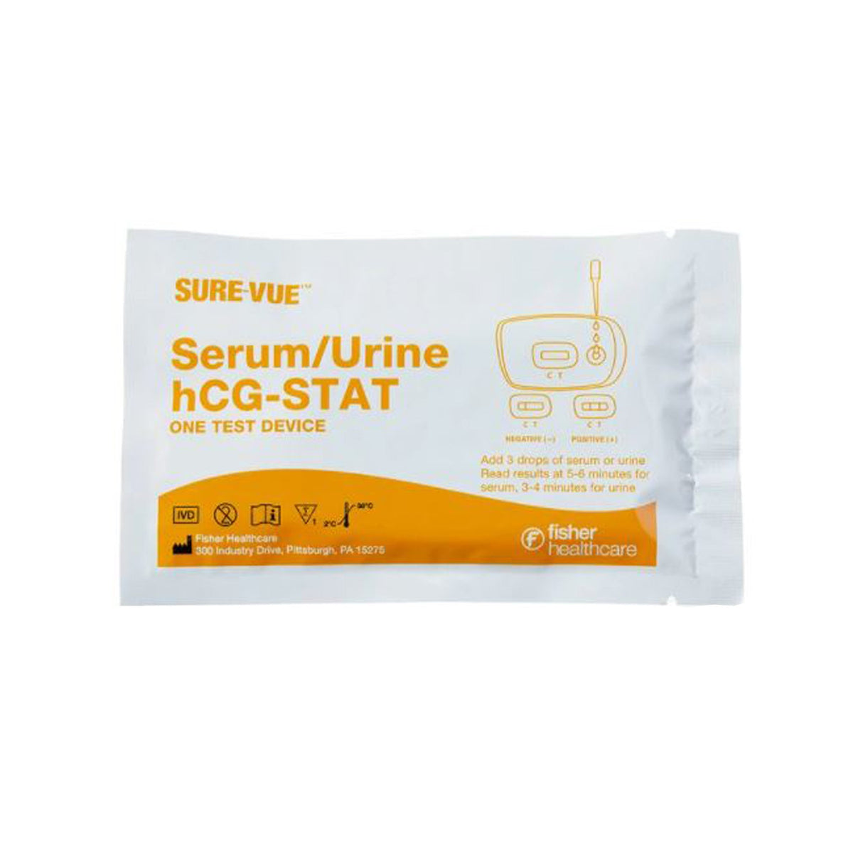 Reproductive Health Test Kit Sure-Vue® Stat hCG Pregnancy Test 30 Tests CLIA Waived Sample Dependent - BeHope