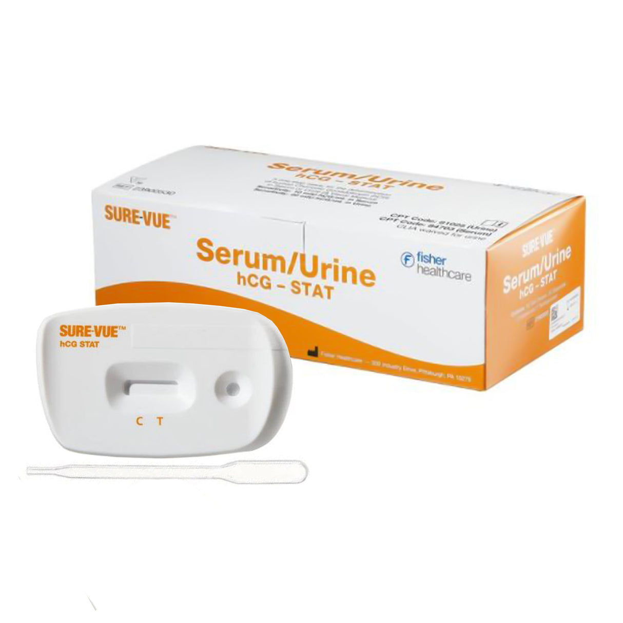Reproductive Health Test Kit Sure-Vue® Stat hCG Pregnancy Test 30 Tests CLIA Waived Sample Dependent - BeHope