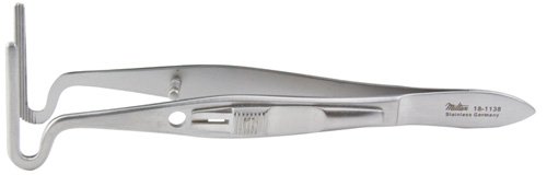 Miltex® Berke Ophthalmic Ptosis Forceps with Locking U-curved Serrated Tips - BeHope