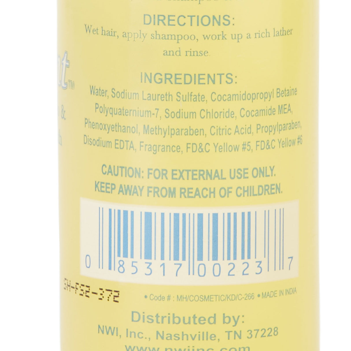 Shampoo and Body Wash Freshscent™ 2 oz. Bottle Fruit Scent - BeHope