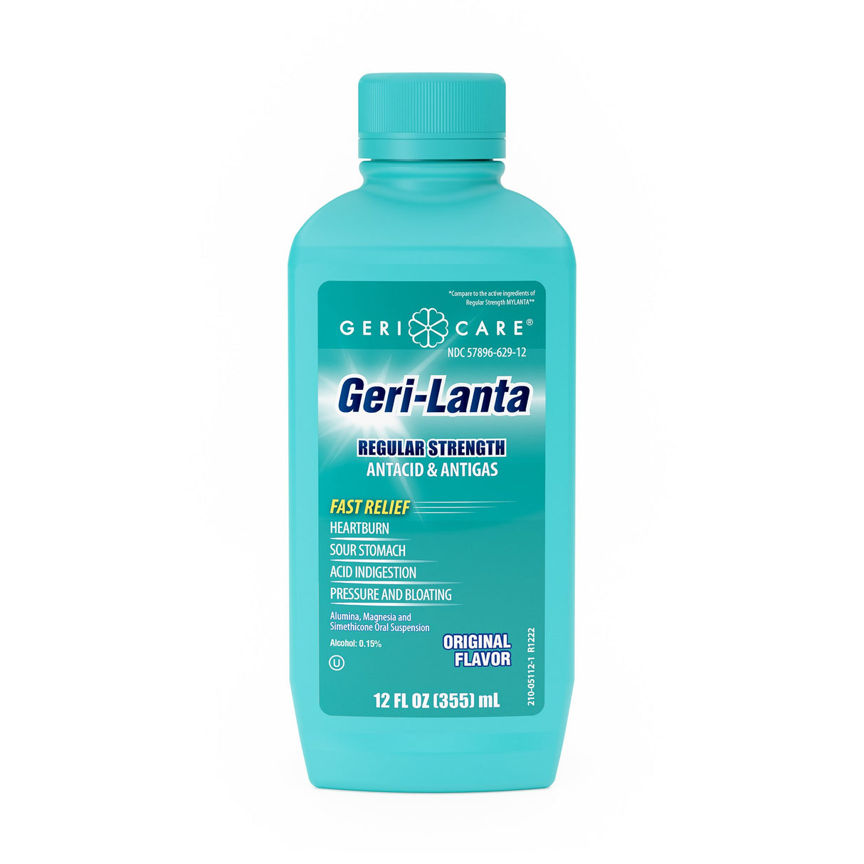 Antacid / Antigas Geri-Care® Geri-Lanta 200 mg - 200 mg - 20 mg Liquid 12 oz. - BeHope