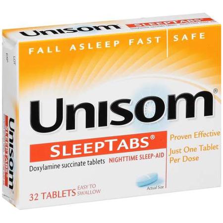 Sleep Aid Unisom® 32 per Bottle Tablet 25 mg Strength - BeHope