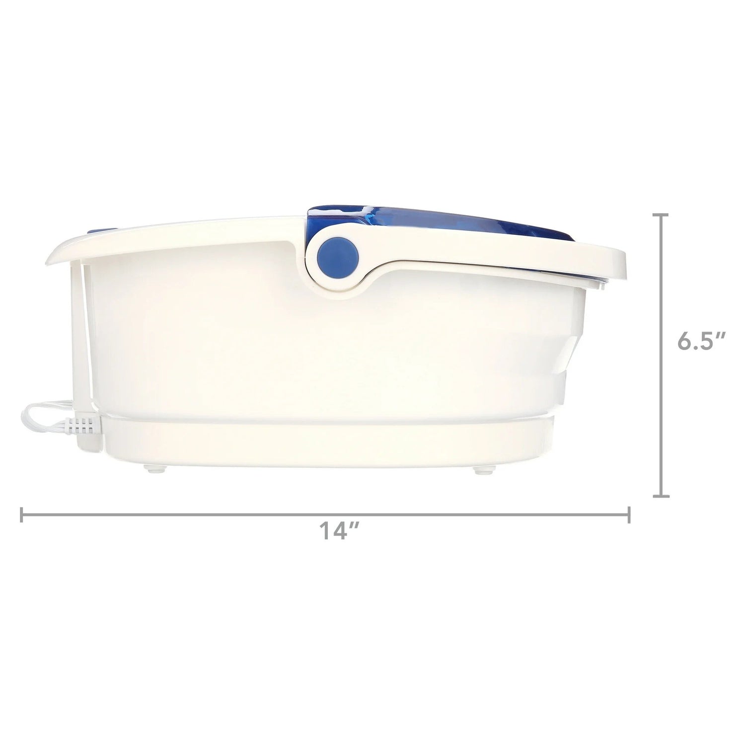 Foot Bath with Heat Boost HoMedics® Bubble Bliss Elite Blue / White Plastic - BeHope