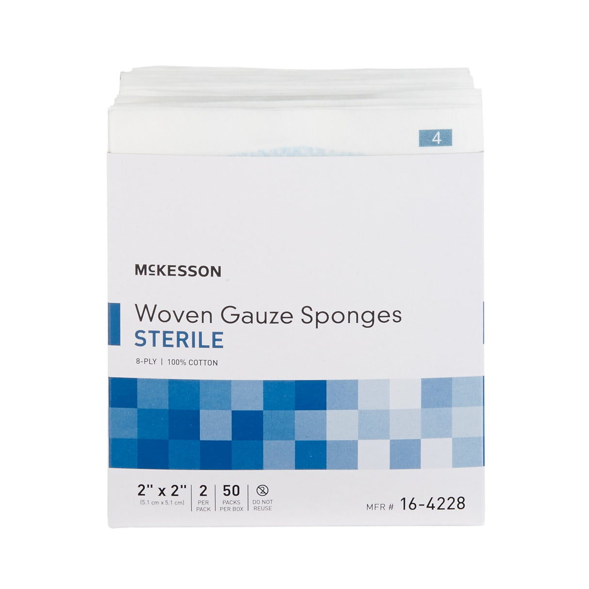 Gauze Sponge Mckesson Sterile for Wound Dressing and Cleaning - BeHope