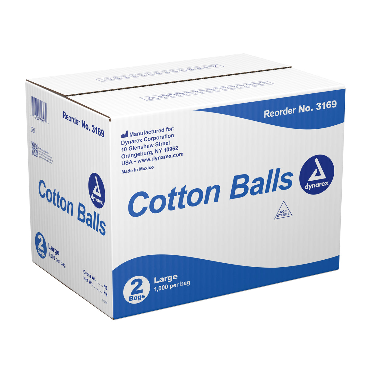 Cotton Ball Dynarex Large NonSterile - BeHope
