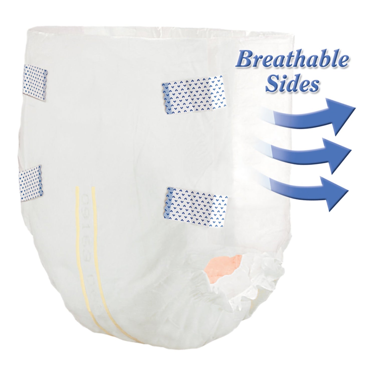 Unisex Adult Incontinence Brief Tranquility SmartCore™ Medium Disposable Heavy Absorbency - BeHope