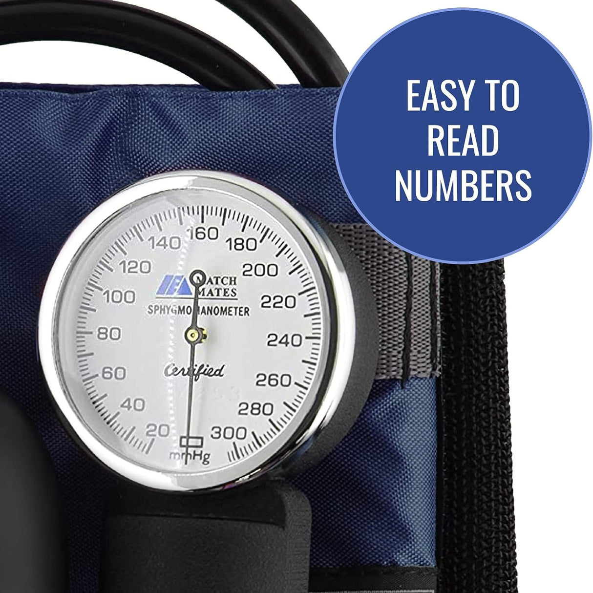 Aneroid Sphygmomanometer with Cuff Mabis Nylon Cuff Palm Aneroid - BeHope