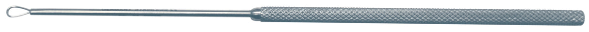 Ear Curette Br Surgical Billeau 6-1/2 Inch Length Round Knurled Handle 4 X 7 Mm Tip Flexible Oval Loop Tip - Behope