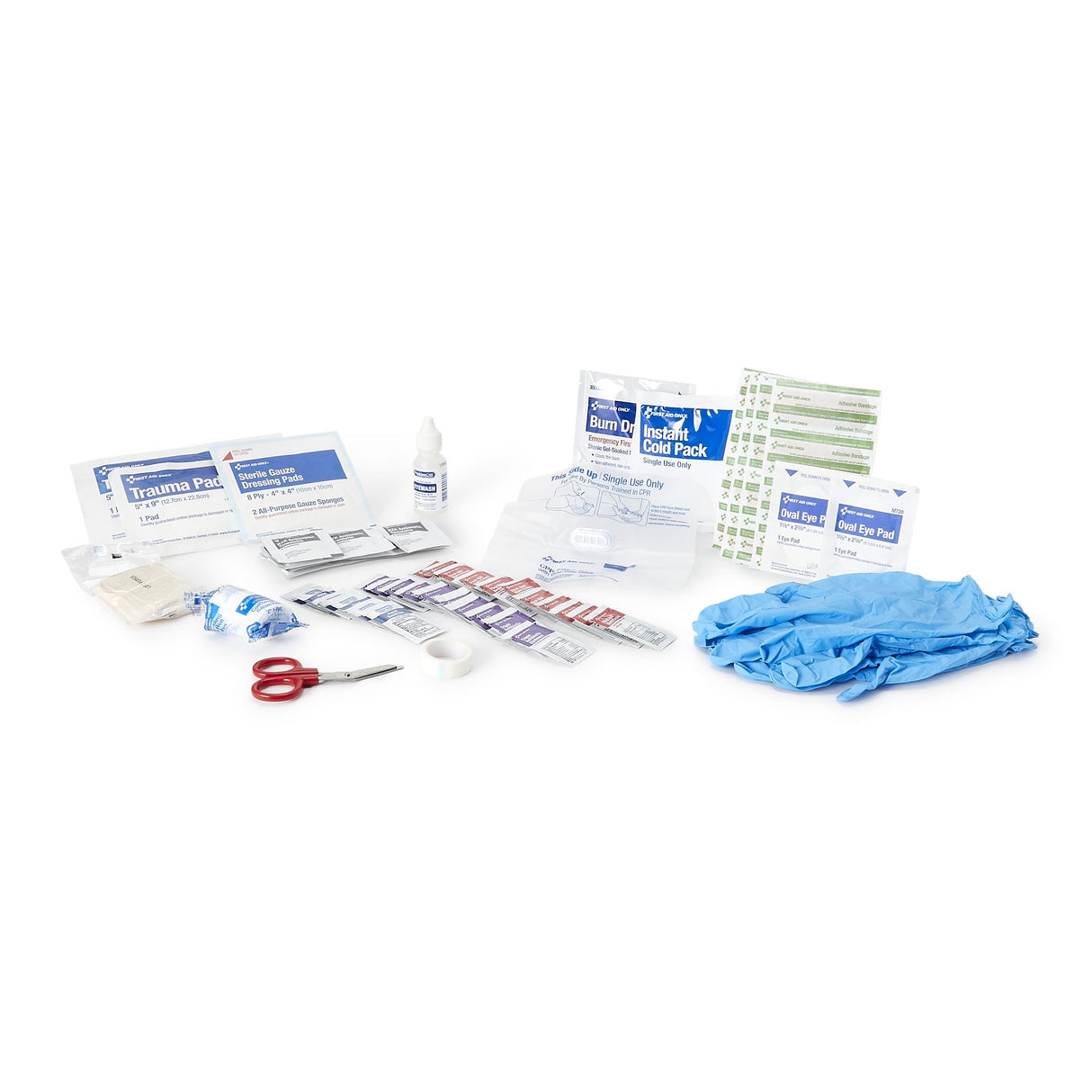First Aid Kit McKesson 10 Person Plastic Case - BeHope