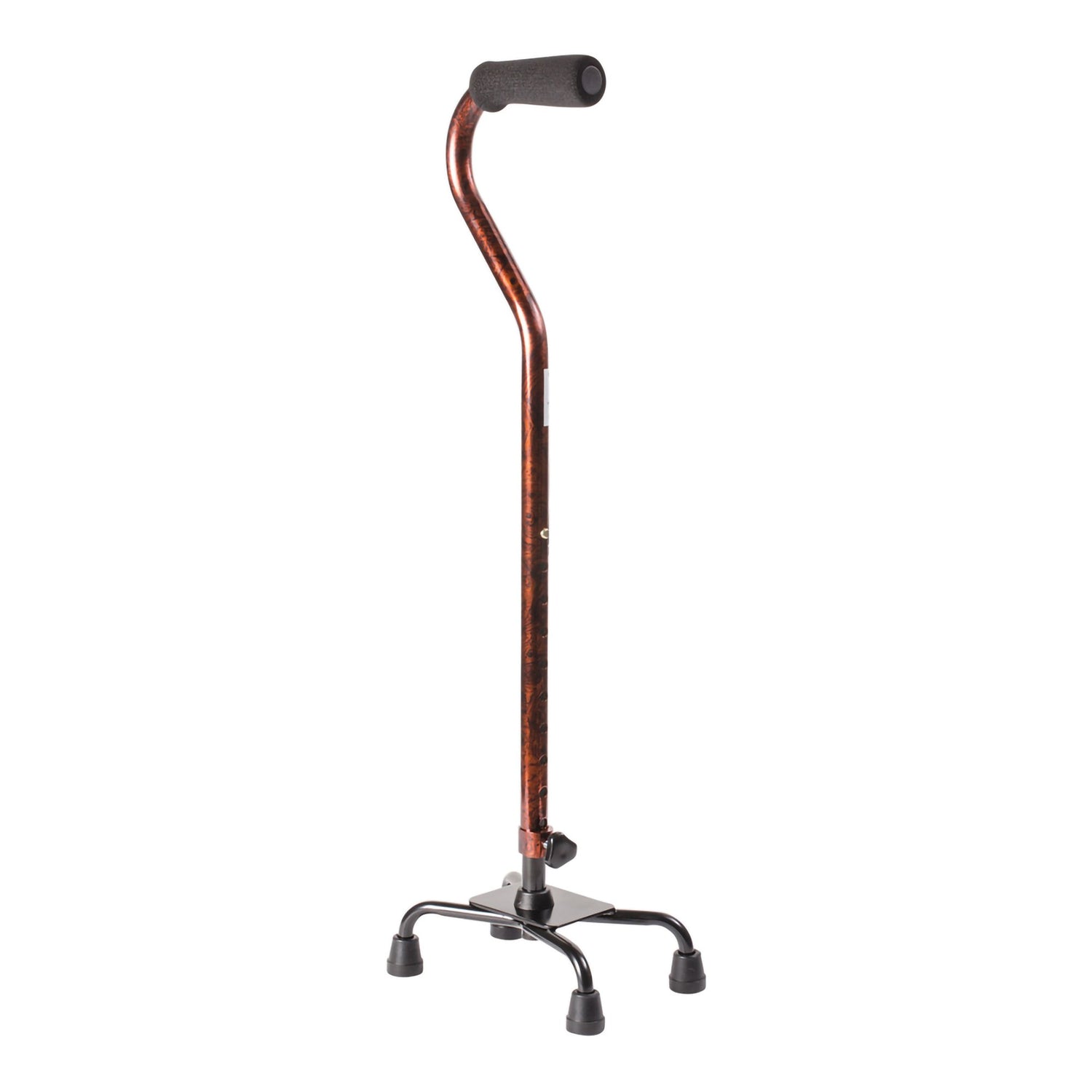 Small Base Quad Cane DMI 29 to 38 Inch Height Copper - BeHope
