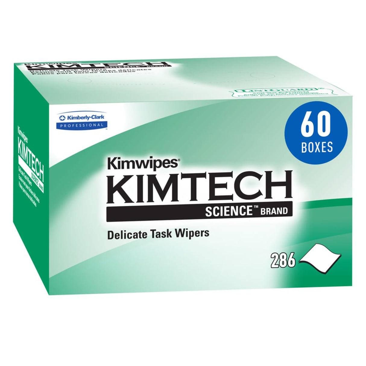 Delicate Task Wipe Kimtech Science™ Kimwipes™ Light Duty 286 Count Dispenser Box 4 X 8-1/5 Inch NonSterile Disposable - BeHope