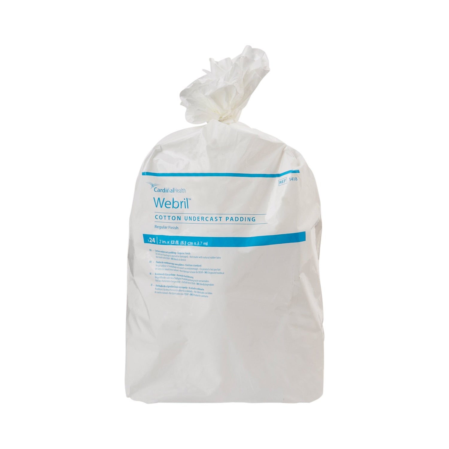 Cast Padding Undercast Webril™ 2 Inch X 4 Yard Cotton NonSterile - BeHope