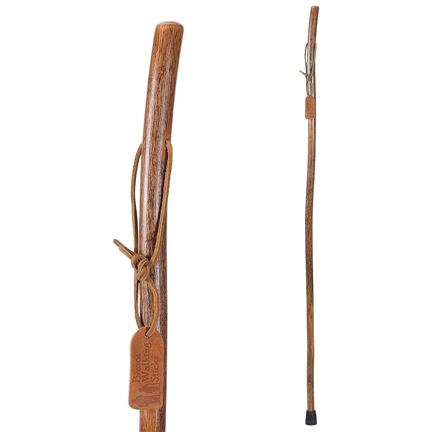 Walking Stick Brazos™ Free Form Wood 41 Inch Height Hickory - BeHope