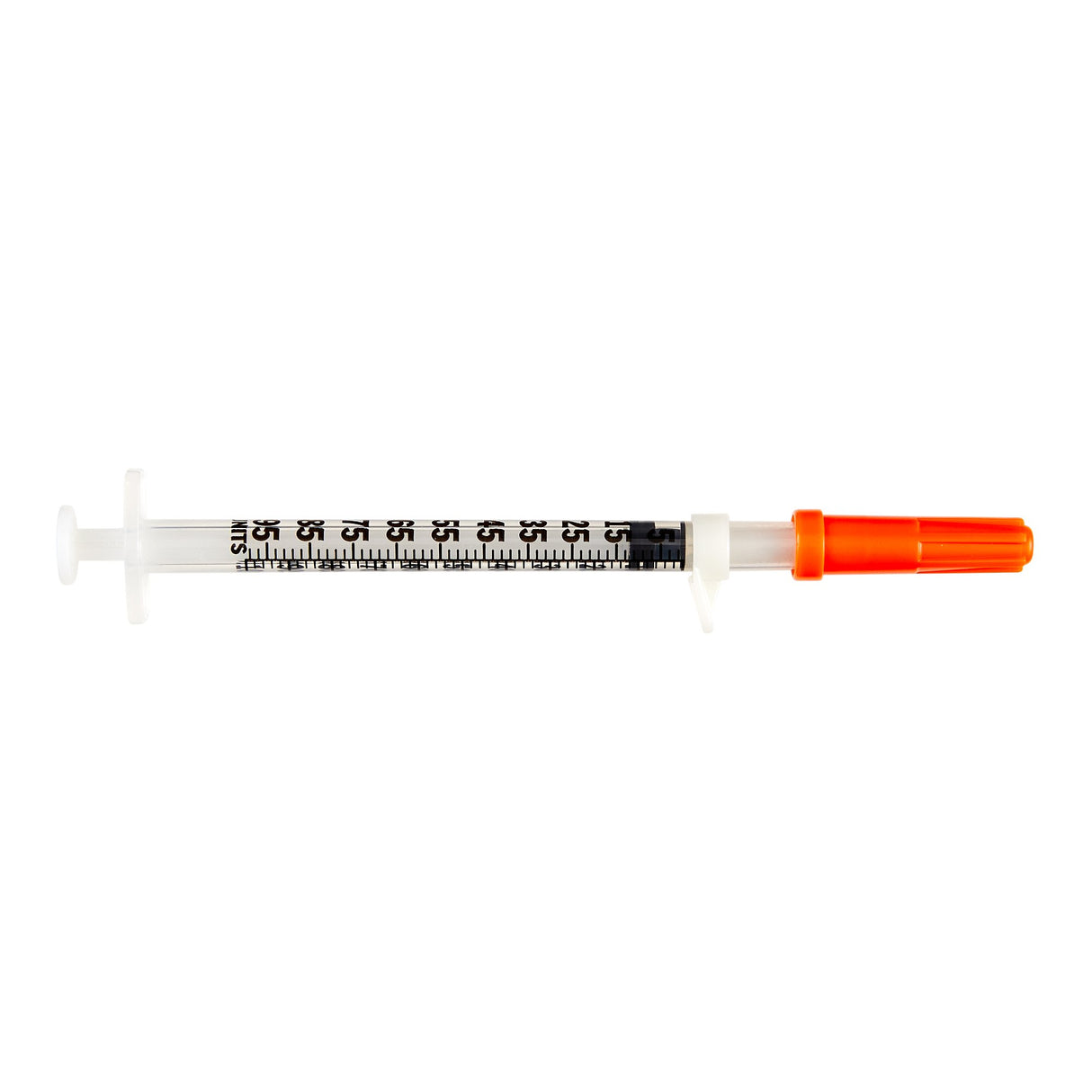 Safety Insulin Syringe with Needle Magellan™ 1 mL 1/2 Inch 29 Gauge Sliding Safety Needle Regular Wall - BeHope