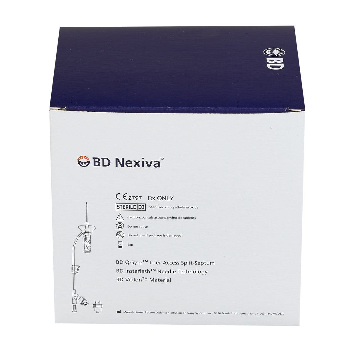 Closed IV Catheter Nexiva™ with Passive Needle Shielding and Instaflash Technology - BeHope