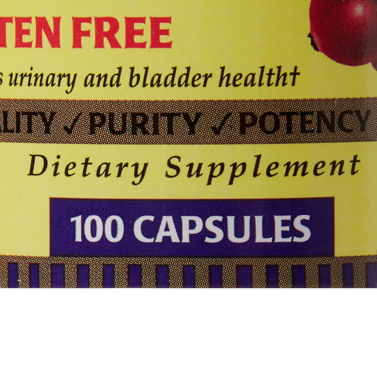 Dietary Supplement Optimum® Cranberry Powder 425 mg Strength Capsule 100 per Bottle Cranberry Flavor - BeHope
