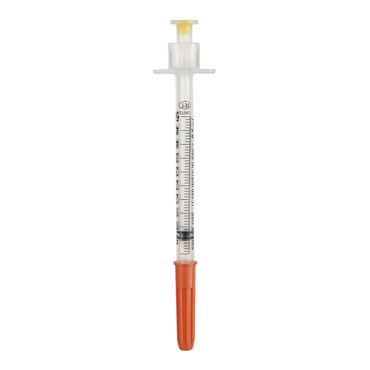 Safety Insulin Syringe with Needle VanishPoint® 0.5 mL 1/2 Inch 30 Gauge Retractable Safety Needle Regular Wall - BeHope