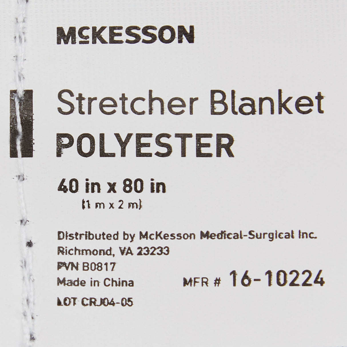 Blanket McKesson 40 X 80 Inch Polyester - BeHope
