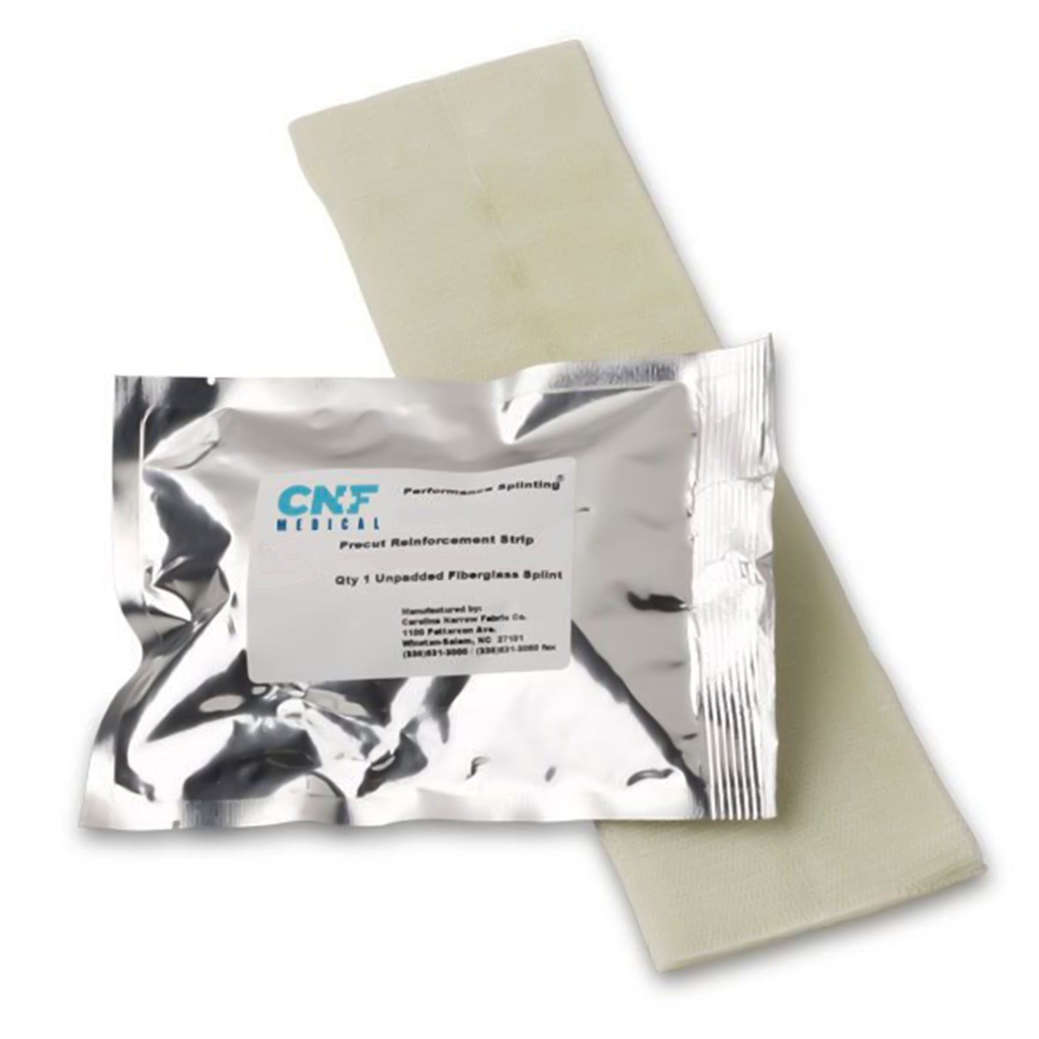 Unpadded Precut Splint Performance Splinting® 3 X 38 Inch Fiberglass White - BeHope