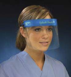 Face Shield Kit Splash Shield lite One Size Fits Most Half Length Anti-fog Disposable NonSterile - BeHope