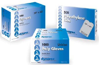 Bib Slipover Disposable Polyethylene / Tissue White - BeHope