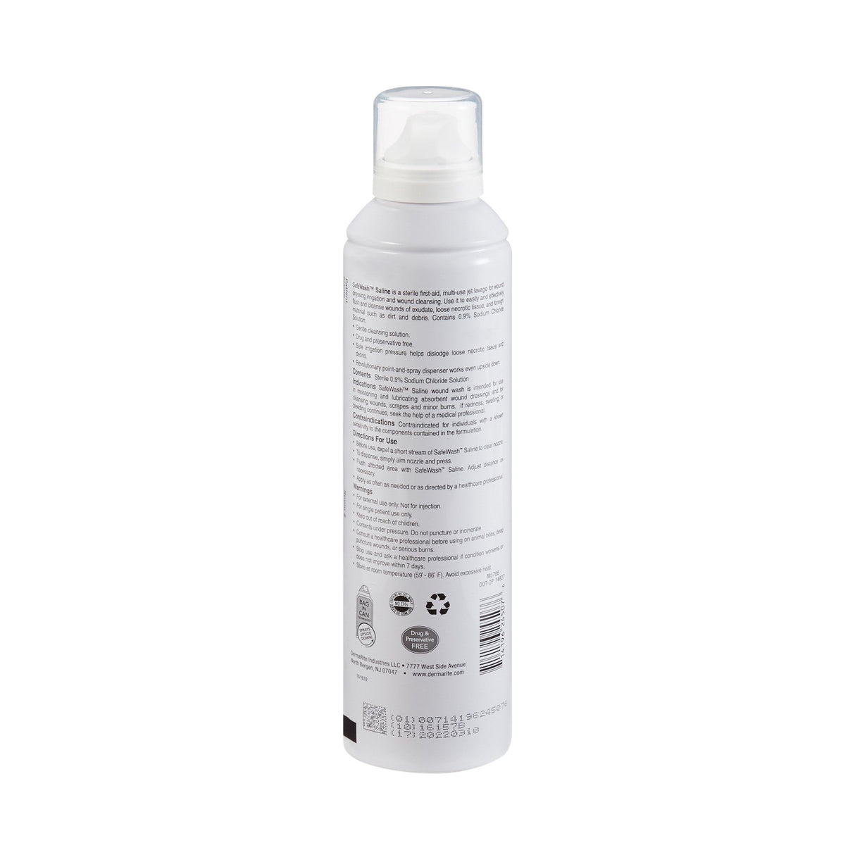 Wound Cleanser SafeWashâ„¢ 7.1 oz. Spray Can Sterile - BeHope