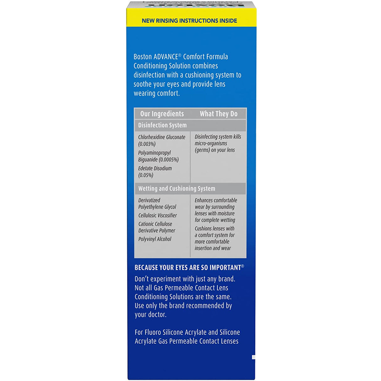 Contact Lens Solution Boston Advance® Conditioning 3.5 oz. Solution - BeHope