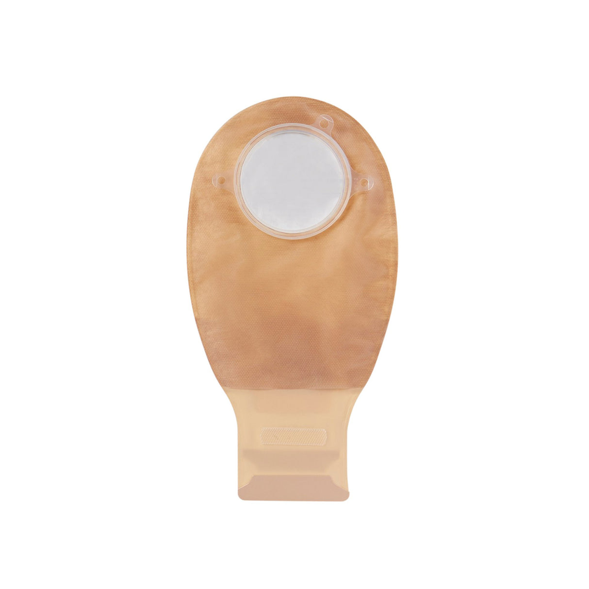 Ostomy Pouch Natura® + Two-Piece System 12 Inch Length 1-1/4 to 1-3/4 Inch Stoma Drainable, Tail Closure - BeHope