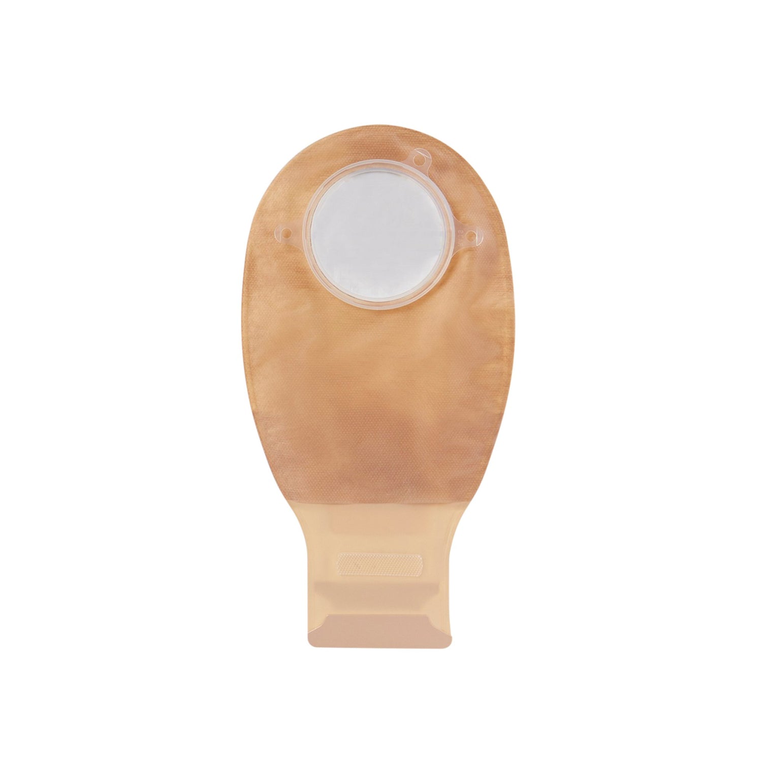 Ostomy Pouch Natura® + Two-Piece System 12 Inch Length 1-1/4 to 1-3/4 Inch Stoma Drainable, Tail Closure - BeHope
