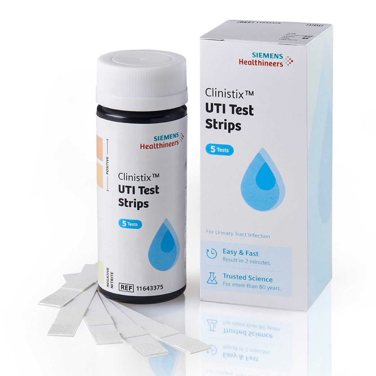 Urinalysis Test Kit Clinistix™ Urinary Tract Infection Detection 5 Tests per Kit CLIA Waived - BeHope