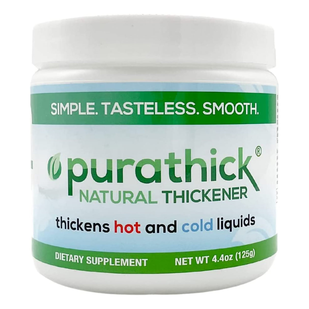 Food and Beverage Thickener purathick™ 4.4 oz. Jar Unflavored Powder IDDSI Level 1 Slightly Thick - BeHope