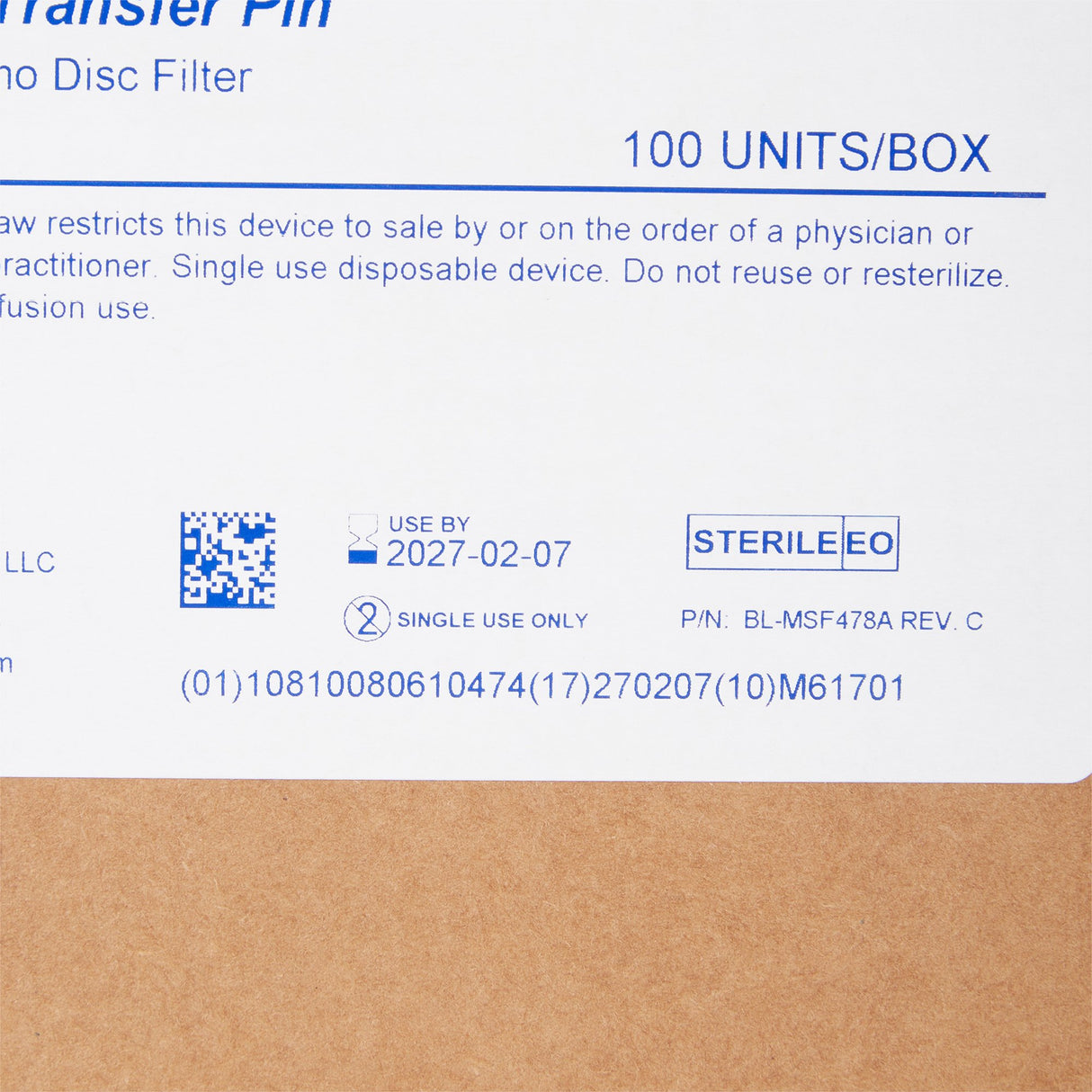 Chemo Dispensing Pin McKesson - BeHope